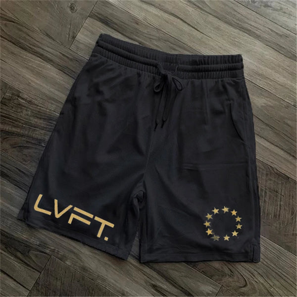 Short de fitness en maille respirante à séchage rapide pour homme, pantalon court de plage, jogging sportif, entraînement de gym, été, nouveau