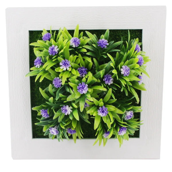 Balance CHO-Fleurs artificielles pour décoration de maison, cadre 3D pour plante succulente, art mural sans danger, salon, fête de mariage