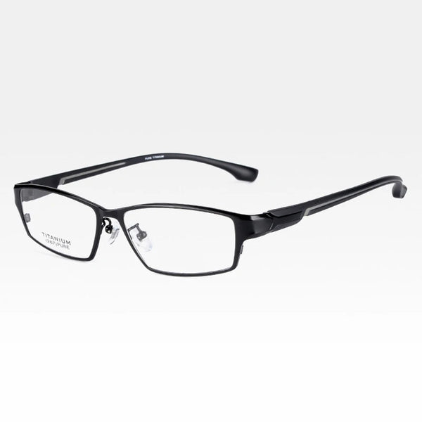 Reven Jate-Monture de lunettes pour hommes, ultra légère, flexible, IP, placage électronique, matériau métallique, lunettes à jante, mode, EJ267