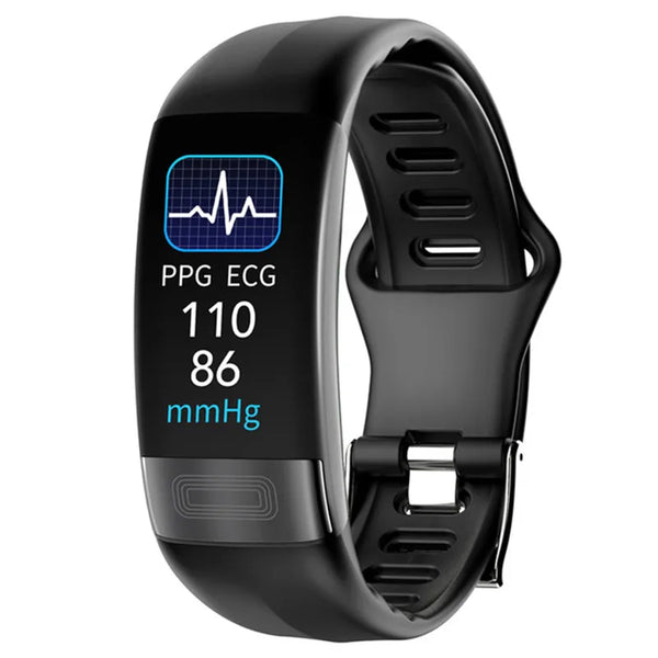 Montre connectée ECG + PPG pour hommes et femmes, bracelet de sport étanche, moniteur d'activité physique, de calories et de pression artérielle