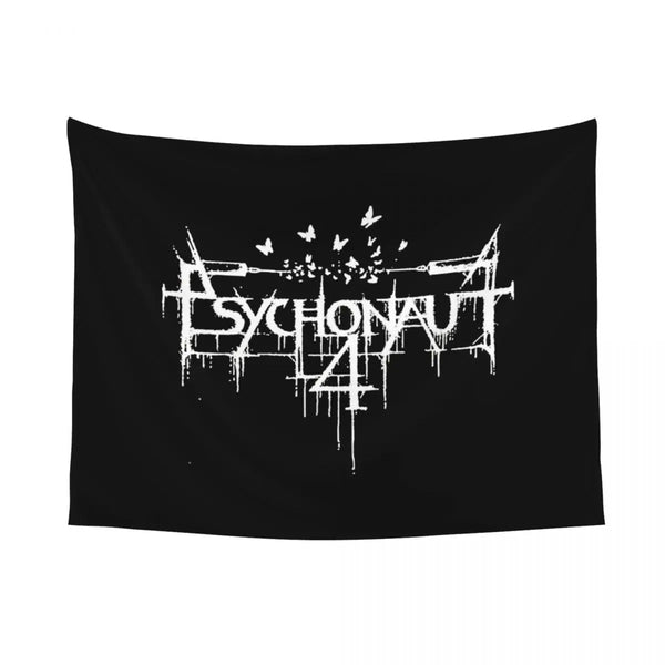 Ta onsom4-Tapisserie en polyester avec logo, Hiphelicopter, Face Rock, Death Metal, Décor de chambre, Polymères de plage, Mandala