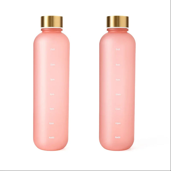 Bouteille de 1000ML avec marqueur de temps, motivation, réutilisable, Fitness, Sports de plein air, voyage, cyclisme, étanche, sans BPA, givrée
