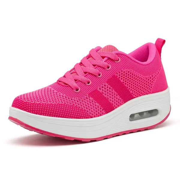 Chaussures pour femmes de grande taille mode évidé baskets respirantes femmes confort extérieur chaussures légères décontractées pour les femmes