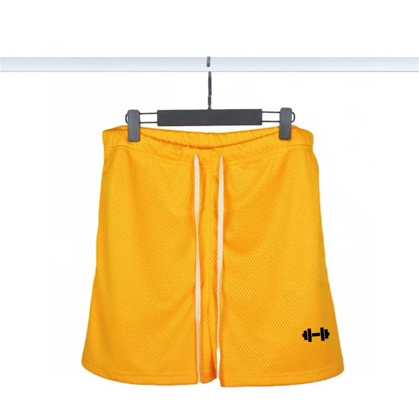 Shorts de sport en maille à séchage rapide pour hommes, pantalons courts de basket-ball, shorts de course, jogging, fitness, gym, musculation, nouveau, été