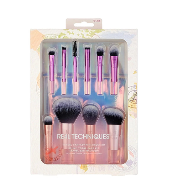 Ensemble de pinceaux de maquillage, pour fond de teint, poudre, blush, fard à barrage, mélange Kabuki, outil de beauté