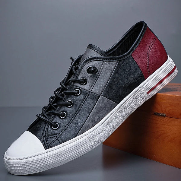 Hommes mocassins en cuir automne respirant hommes chaussures décontractées de luxe concepteur à lacets mâle chaussures de conduite baskets confortables 21806
