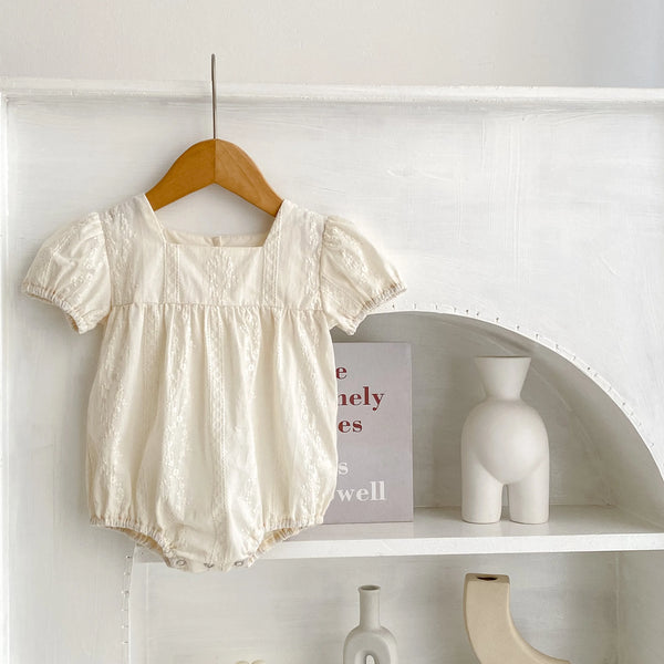 Vêtements assortis pour la famille, robe d'été pour enfants, vêtements de princesse brodés, barboteuses douces pour bébés filles, 16%