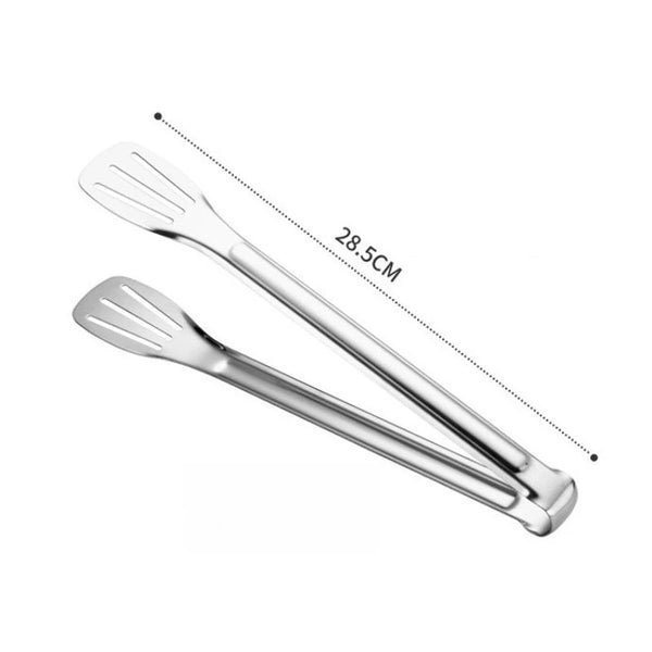 Pinces alimentaires en acier inoxydable 304, ustensiles de cuisine, résistant à la chaleur, pince à pâtisserie pour salade BBQ, outils de cuisine pour Desserts Buffet Barbecue