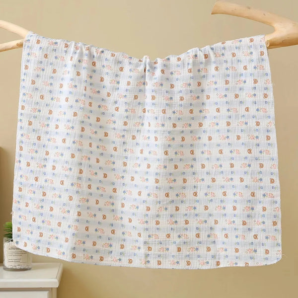 Couverture de réception pour bébé, en mousseline de coton, pour nouveau-né, literie, serviette de bain pour bébé, articles pour mère et enfant