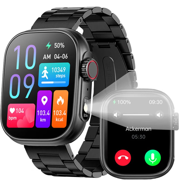 Montre connectée ZW39, moniteur de fréquence cardiaque et de pression artérielle, étanche, écran HD, 2024