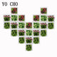Balance CHO-Fleurs artificielles pour décoration de maison, cadre 3D pour plante succulente, art mural sans danger, salon, fête de mariage