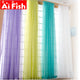 Panneau de drapé en tulle pur pour salon, style européen et américain, pour fenêtres blanches, rideaux de porte solides AP184 #3-40