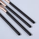 Pinceau de maquillage pour les yeux, manche en bois doux, brosse pour fard à paupières, brosse pour smuder, brosse pour détails, outil de beauté polyvalent, 4 pièces