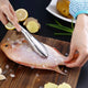 Brosse détartreur de peau de poisson à retrait rapide, râpes à écailles de poisson en acier inoxydable, grattoir, outil de détartrant de nettoyage de cuisine facile