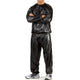PVC hommes femme Sauna costume exercice perte de poids exercice minceur gymnase Fitness entraînement antirip imperméable sport sueur Sauna costume