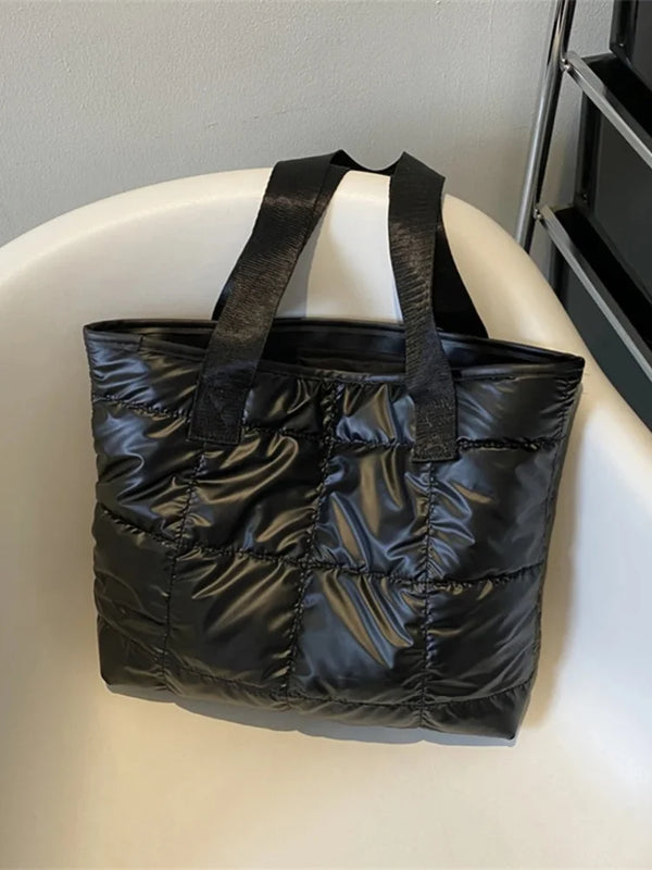 Sac à main fourre-tout à la mode pour femmes, sac de Shopping épais en coton de grande capacité, sac à main Portable à carreaux Jenny pour les voyages de loisirs