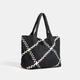 Sac fourre-tout en néoprène tissé à la main pour femme, grande taille, sacs à la mode, produit chaud, grand volume, 2024