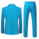 (Blazer + pantalon) hommes Banquet marié costume de mariage 2 pièces mâle formel affaires Social bal fête couleur Pure smoking robe ensemble