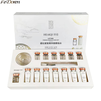 Masque facial au collagène coréen à l'acide hyaluronique, réparation, raffermissement, Lifting, améliore les ridules, éclaircit, hydratant, Peptide, Essence, soins pour la peau