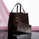 Sac à main de grande capacité pour femmes, design lettre, petit sac à cartes, accessoires de mode, nouveau document solide, E27