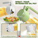 Bouteille de pulvérisation d'huile de type presse 2 en 1, 500ML, pulvérisateur d'huile de cuisine, bouteille de pulvérisation pour Barbecue en plein air, Sauce au vinaigre