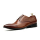 Chaussures provoqué faites à la main pour hommes, chaussures d'affaires de mariage brogues, cuir véritable, mode de luxe, nouveau style britannique, tendance masculine, 2024
