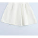 MUJER 2025 robes courtes blanches pour femmes Polo printemps Mini robe femme côtelé à manches courtes femmes robes robes élégantes