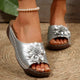 Femmes sandales d'été chaussures légères antidérapantes pour femmes Sexy respirant sans lacet classiques chaussures compensées femmes sandales femme