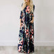 Femmes été imprimé fleuri Maxi 2025 ample blanc Boho Robe de plage femmes Vintage soirée longue Robe robes femme Robe