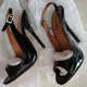 Sandales pour femmes 2025 chaussures d'été talons hauts Hey Si Mey tendances noir rouge dame pompes fête Slingback chaussure de danse femme grande taille