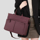 Sac à main pour ordinateur portable 14 pouces, pour les déplacements professionnels, matériaux de qualité supérieure, sac à main pour femme, sac à bandoulière, pour ranger des magazines et un carnet A4
