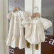 Vêtements assortis pour la famille, robe d'été pour enfants, vêtements de princesse brodés, barboteuses douces pour bébés filles, 16%