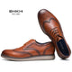 BHKH 2025 automne homme chaussures habillées en cuir véritable à lacets hommes chaussures décontractées intelligent affaires bureau travail chaussures hommes chaussures