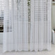 Rideaux en Tulle blanc brillant avec étoiles argentées, pour chambre d'enfants, modernes et mignons, en Voile, pour traitement de fenêtre, pour salon, WP234C