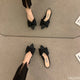 Baotou-Sandales pointues à talons bas pour femmes, bride fine, talons hauts, mode estivale, 2022