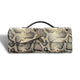 Sac à main de luxe en relief peau de serpent pour femmes, sac à bandoulière de styliste à poignée supérieure, sac à main de soirée en cuir PU, pochette à bandoulière