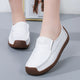 Chaussures décontractées en cuir véritable pour femmes, baskets de loisirs, mocassins à enfiler, mocassins souples pour femmes, marque de luxe