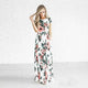 Femmes été imprimé fleuri Maxi 2025 ample blanc Boho Robe de plage femmes Vintage soirée longue Robe robes femme Robe