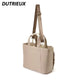 Sac en toile à volants de style japonais pour femmes, sacs grande taille pour filles, sacs à main décontractés assortis, messager portable CommPiedmont, nouveau