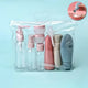 Ensemble de conteneurs de toilette de voyage, revitalisant, Lotion, Mini bouteilles de soins de la peau rechargeables pour avion et bagage à main, 11 pièces