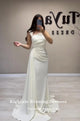 EPackage-Robe de Soirée Élégante en Forme de Sirène Arabe, Tenue de Bal Formelle Personnalisée, Perlée avec Perles, pour ixde Mariage