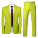 (Blazer + pantalon) hommes Banquet marié costume de mariage 2 pièces mâle formel affaires Social bal fête couleur Pure smoking robe ensemble