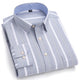 Chemises Oxford à manches longues pour hommes, 100% coton, décontracté, Plaid doux, coupe régulière, robe formelle, chemisier social, vêtements masculins S-7XL