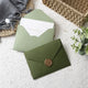 20 pcs/lot 16x12 cm enveloppe pour Invitations cartes postales boîte-cadeau Message 300g papier vert mariage affaires sac de rangement fournitures