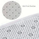 Tapis de sol épais absorbant pour salle de bain, en flanelle, à séchage rapide, antidérapant, longue bande épaisse, pour cuisine, salle de bain