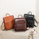 Cuir véritable femmes sac à dos bandoulière sac à bandoulière mode femme dame peau de vache livre scolaire ordinateur portable sacs de messager sacs à dos