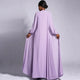 Ensemble 2 pièces Abaya ouvert pour femmes musulmanes, cardigan intérieur imbibé de dubaï, caftan, islam, arabe, robe kimono pour ramadan