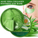 Masque pour les yeux au collagène à l'aloe Vera, 60 pièces, Anti-cernes, sacs pour les yeux, hydratant, raffermissant, acide hyaluronique, patchs pour les yeux, soins de la peau