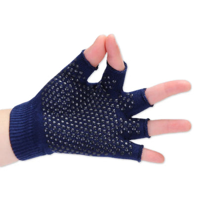 Gants demi-doigt en coton respirant pour femme, anti-ald, yoga, fitness, cyclisme en plein air, vélo, Pilates, sports, pêche