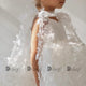 Robe de princesse en dentelle avec nœud papillon pour petite fille, tenue de fête élégante avec bretelles, vêtements de cérémonie pour nouveau-né